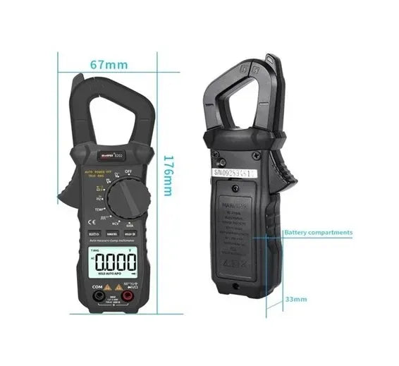 WinAPEX 8202 600A Digital Clamp Meter - AC/DC Voltage Current, NCV, Temperature