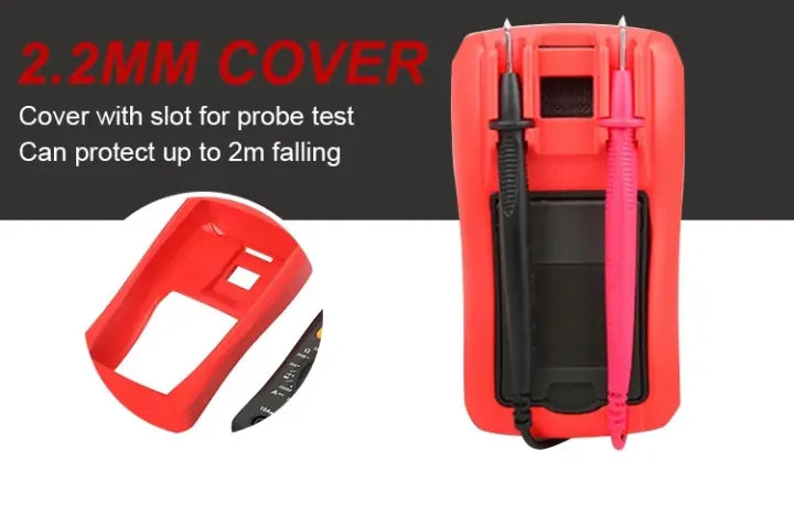 UNI-T UT33B+ Digital Multimeter - AC/DC Voltage Current Resistance Tester with Fuse Protection