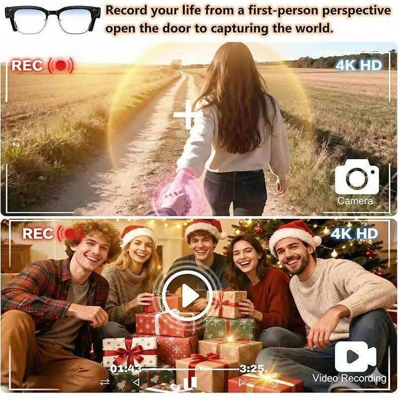 M05029 Smart Glasses with 8MP Camera and Translation