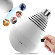 V9 WiFi Bulb Camera with 360 Degree View and Two Way Audio