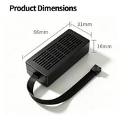 Split Cable Mini Camcorder with 90 Degree Wide Angle Lens