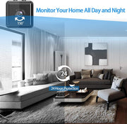 X6D Mini Wireless Camera – Built-In Battery, 1080P, Night Vision