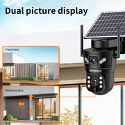 Outdoor Solar PTZ Security Camera 6MP