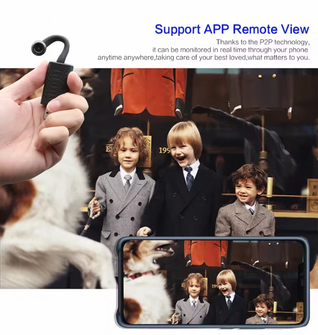 Mini WiFi IP Camera with Night Vision and Cloud Storage