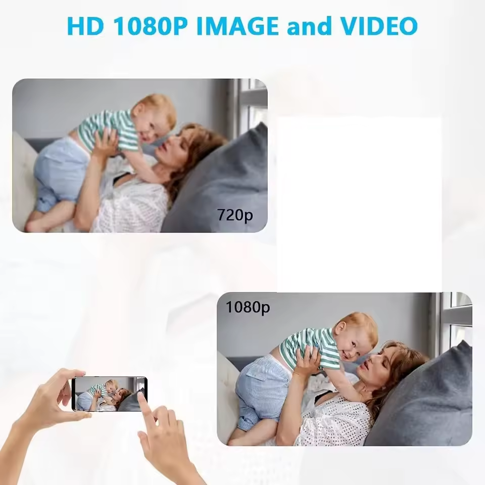 C3 Wall Clock Mini Camera – 1080P WiFi Motion Detection