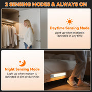 3pack 10inch motion sensor under cabinet lighting clip and build detai