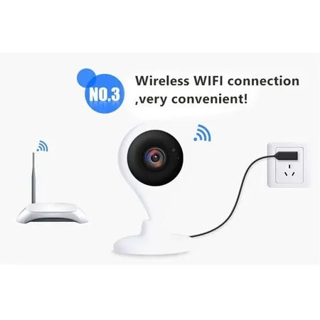 1080P WiFi Smart Baby/Pet Monitor Camera - Two-Way Audio, Motion Detection