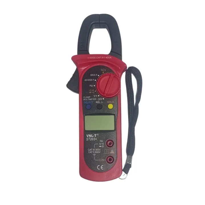 ST-203+ 400A Digital Clamp Meter - AC/DC Current Tester