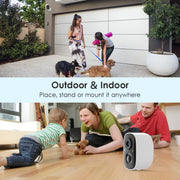 4 Pack 2K Ultra HD Wireless Outdoor Security Camera System image 8