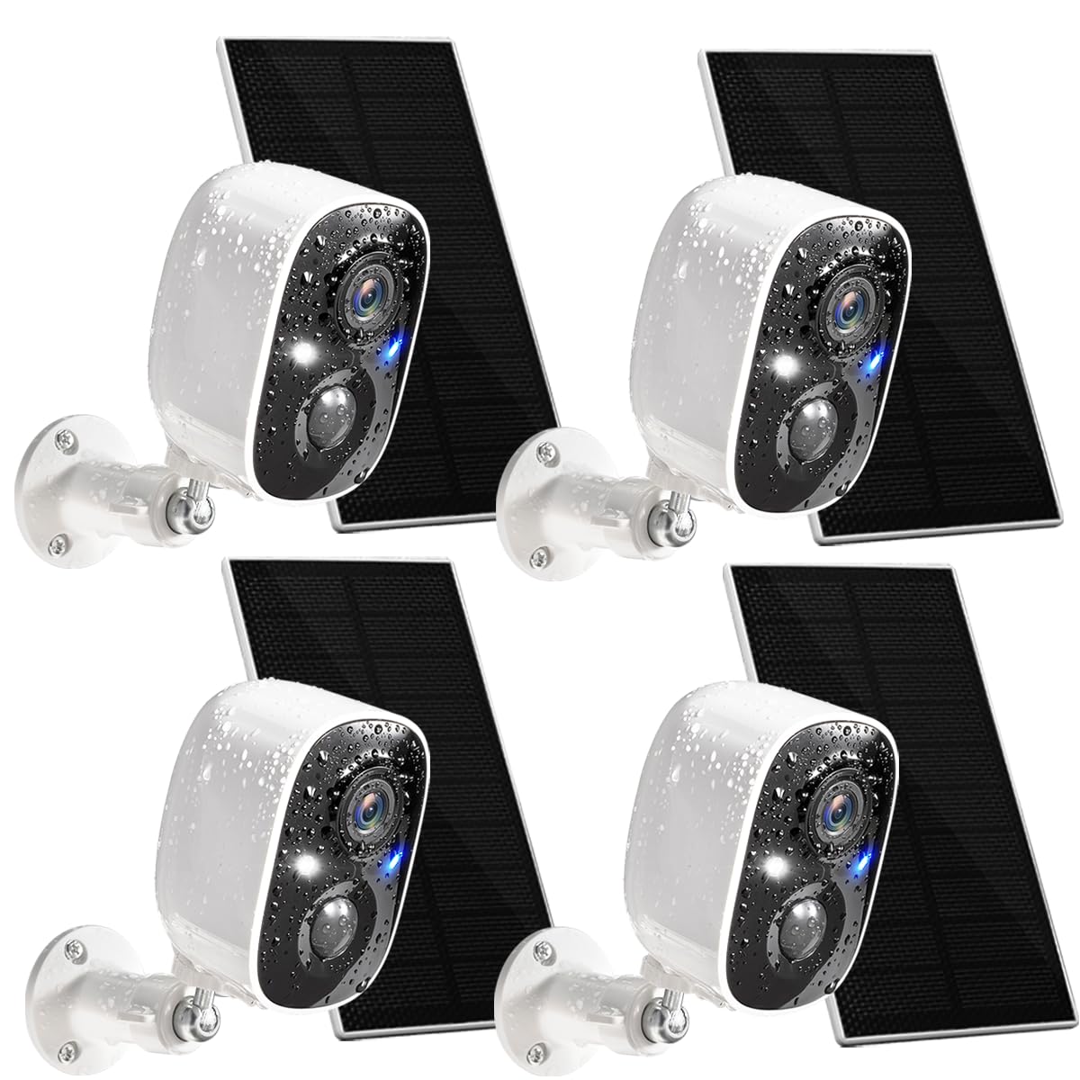 4 Pack 2K Ultra HD Wireless Outdoor Security Camera System image 9