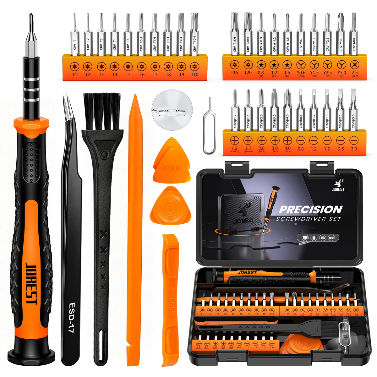 40pcs multi tool set kit for iphone ipad ps3 ps4 xbox series front ang