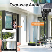 Outdoor Solar PTZ Security Camera 6MP