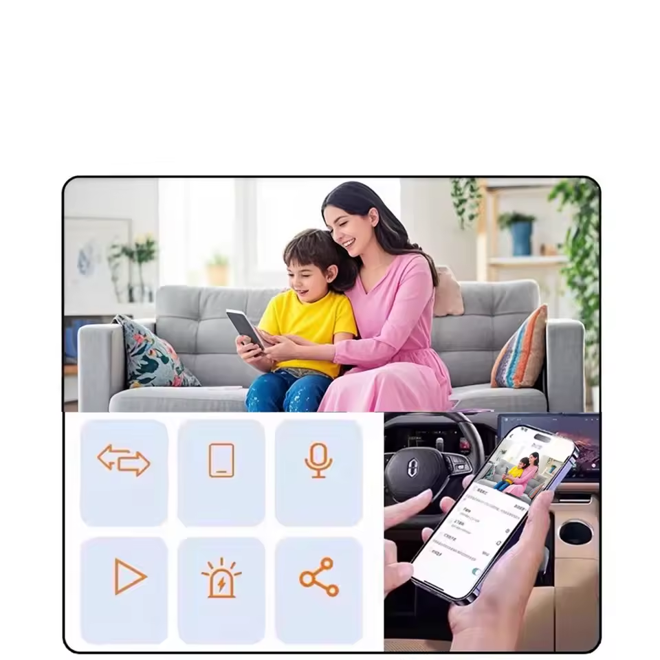 Mini Table Clock Camera –  Two-Way Audio