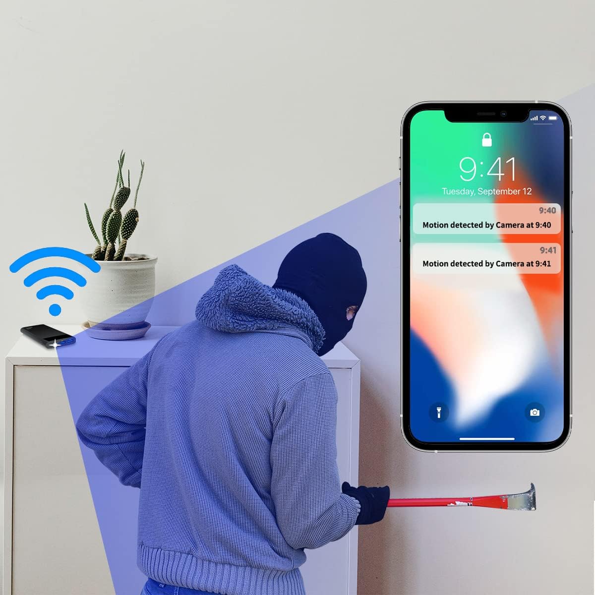 LIZVIE Power Bank Hidden Camera With WiFi App Viewing