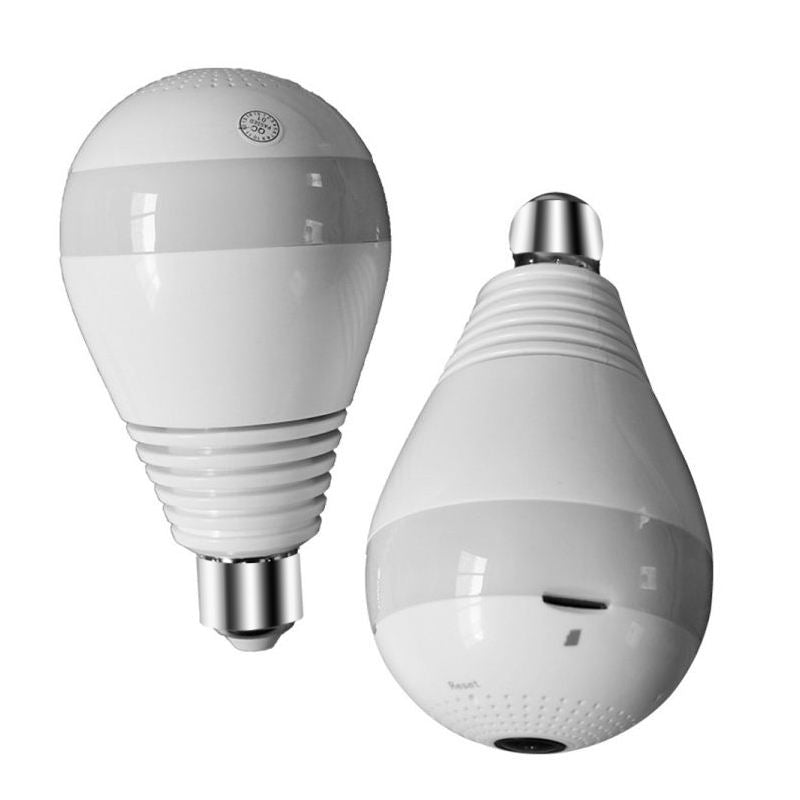 V9 WiFi Bulb Camera with 360 Degree View and Two Way Audio