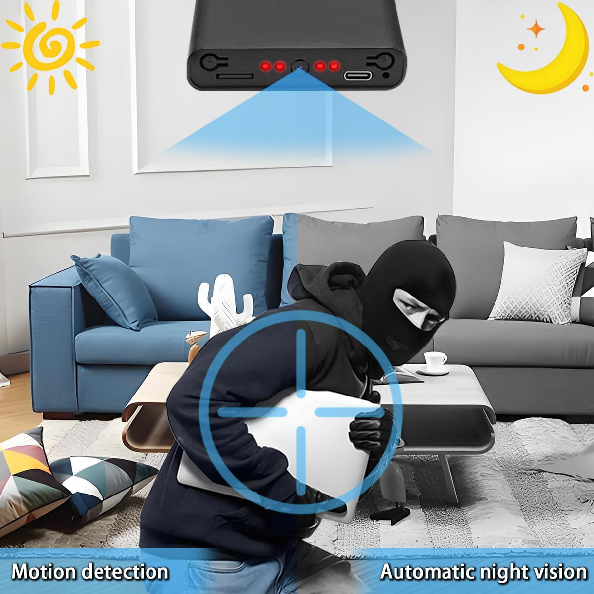 AXK9 10000mAh Power Bank Spy Camera