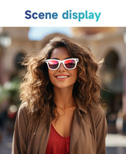 W610 4K Camera Glasses with Dual Mic Noise Cancellation