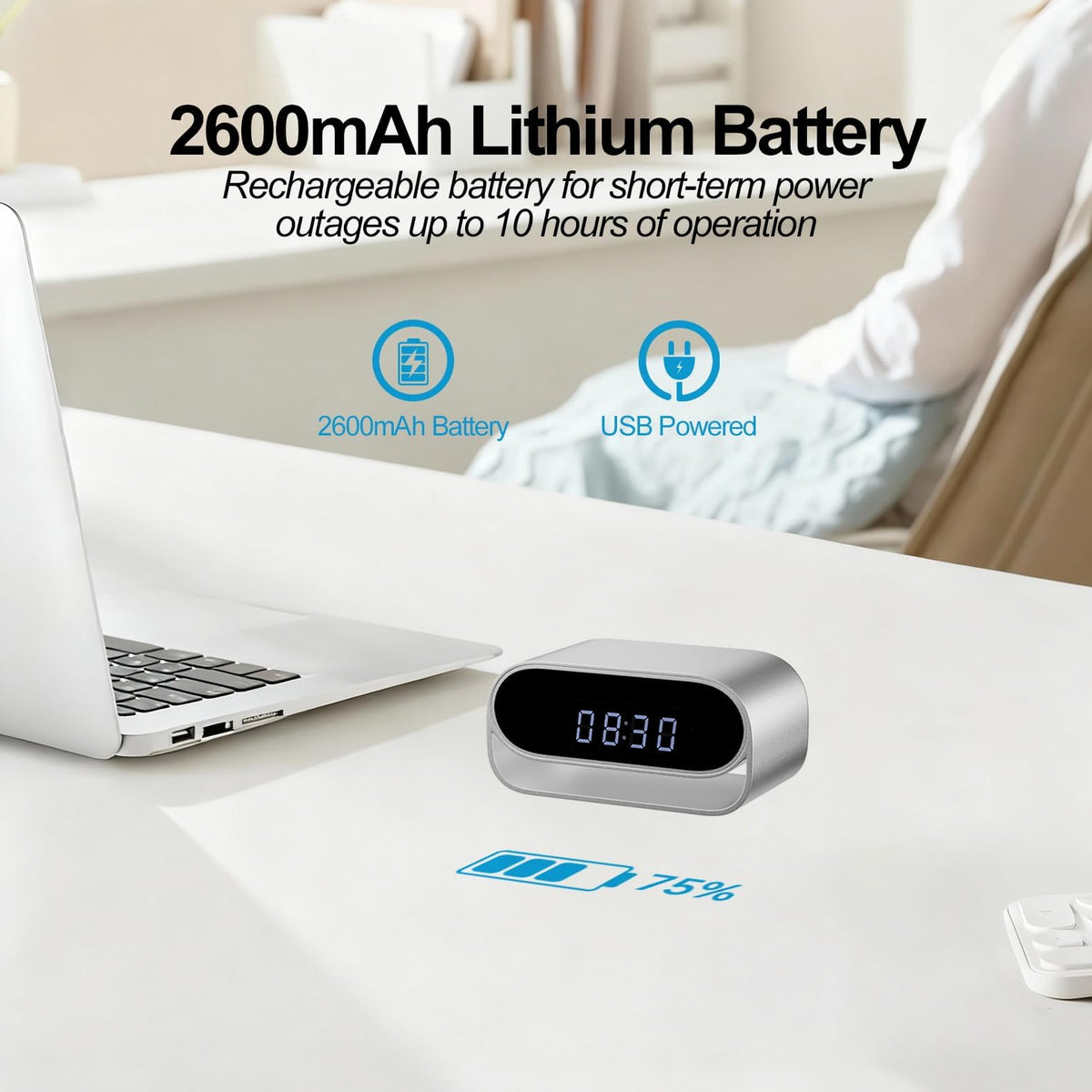 4K Clock Camera with Night Vision real usage | Smaronics