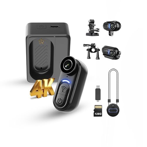 4K Mini Body Camera Action Cam with Audio front angle | Smaronics