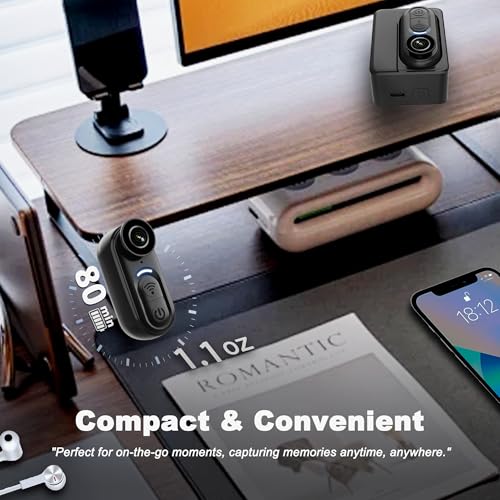 4K Mini Body Camera Action Cam with Audio rear design | Smaronics