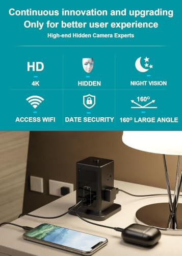 4K Outlet Nanny Cam Hidden Camera image 2