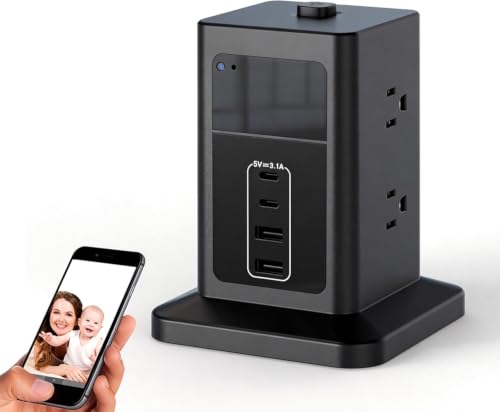 4K Outlet Nanny Cam Hidden Camera front angle | Smaronics