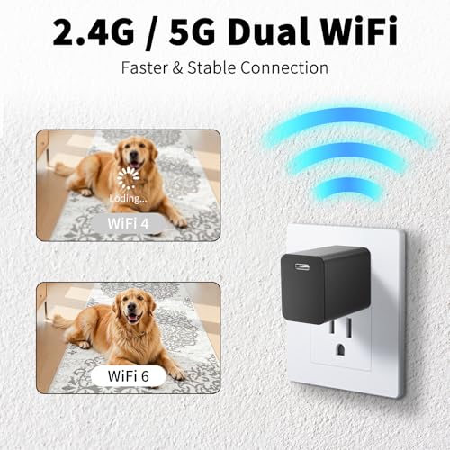 4K Smart Indoor Security Camera with Dual WiFi rear design | Smaronics