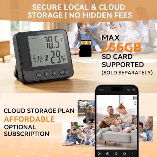 4k wifi hidden camera clock real usage product view | Smaronics