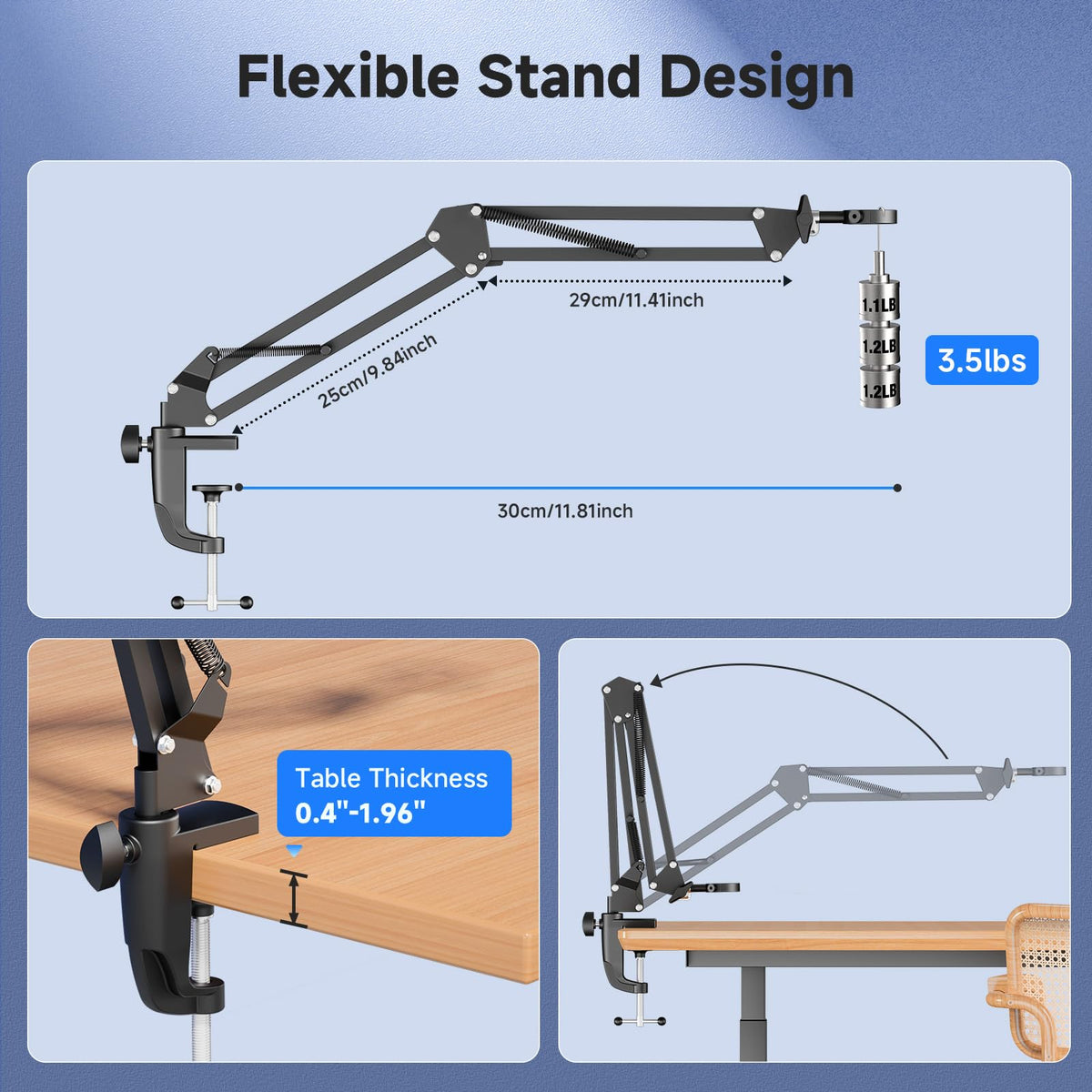 5" LCD Digital Soldering Microscope with C-Clamp