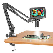 5" LCD Digital Soldering Microscope with C-Clamp