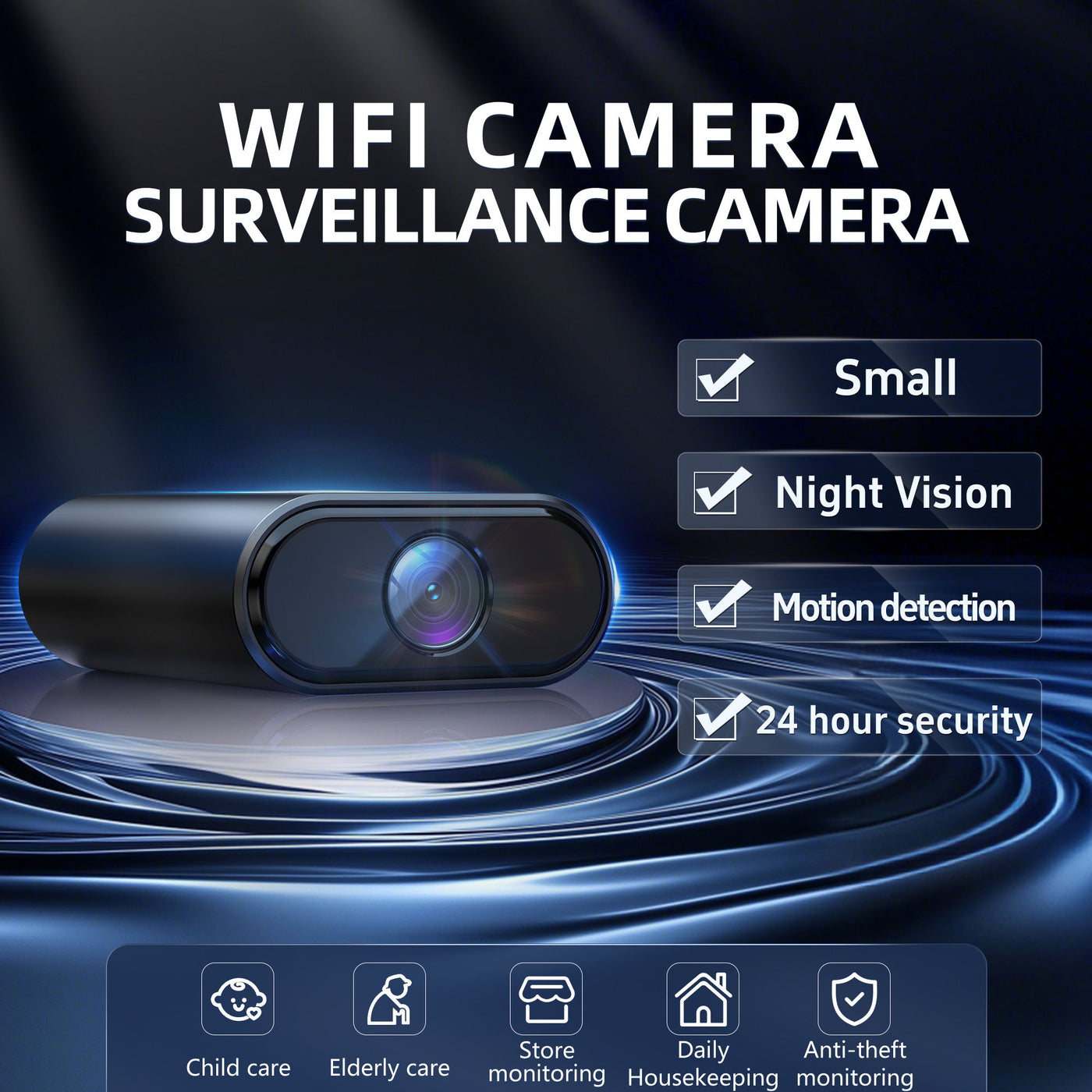 Ikevision IK-R30 Mini WiFi Camera with 8m Night Vision