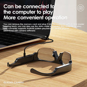 2K Outdoor Video Camera Glasses for Sports and Driving