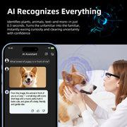 32MP AI Smart Glasses with 4K Video and Object Recognition
