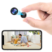 1080P Mini Wireless Camera – 180° Wide Angle, Night Vision, 800mAh