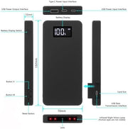XISRU 64GB Power Bank Camera, USB Only, 32ft Night Vision