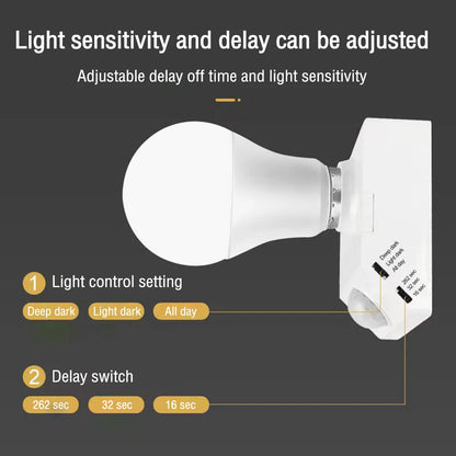 Smart Motion Sensor Light & Bulb Holder – Automatic PIR Sensor Holder E-27 Base