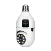 Dual lens WIFI Bulb Fisheye Camera 4MP