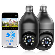 5G & 2.4G Dual Band Outdoor Security Light Bulb Camera image 10