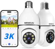 5G & 2.4G Dual Band Outdoor Security Light Bulb Camera image 9