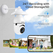 5g 2 4g dual band outdoor security light bulb camera real usage produc