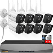 5mp wireless wifi outdoor security camera system front angle product v