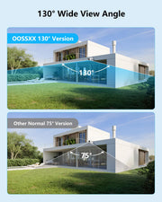 5mp wireless wifi outdoor security camera system package contents view