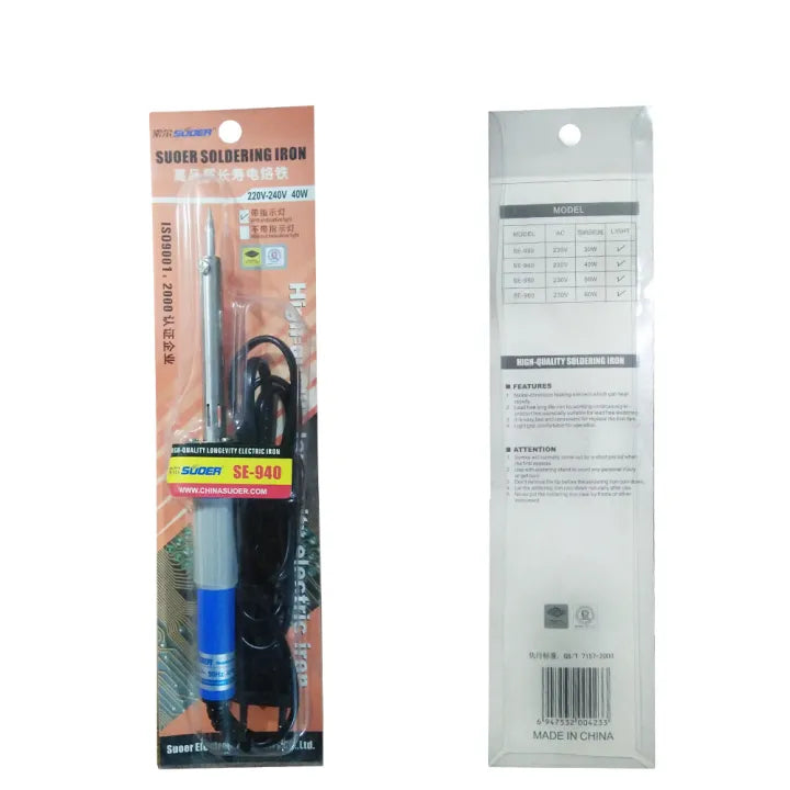 Suder SE-940 220V/240V 40W Electric Soldering Iron