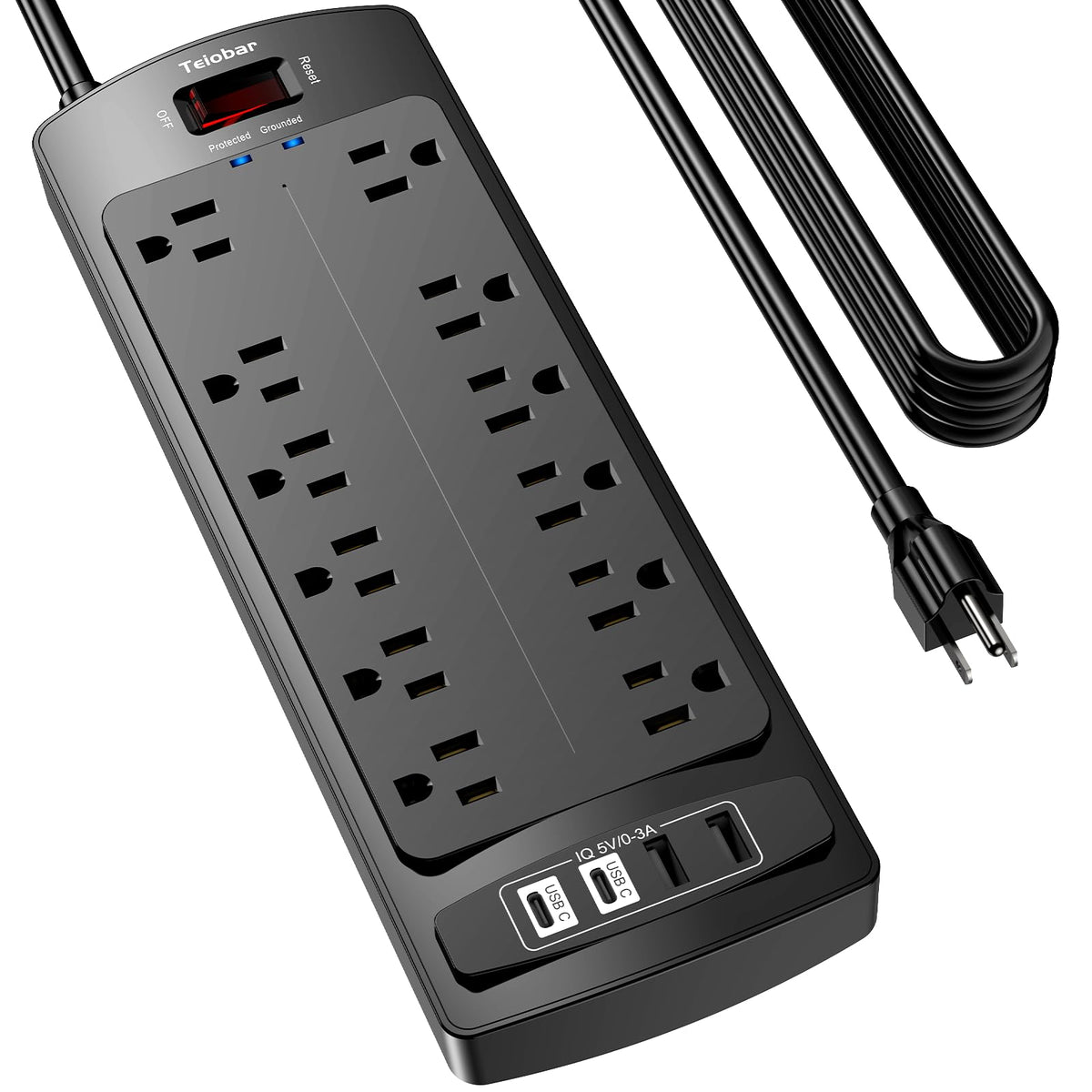 6 Ft Extension Cord Power Strip image 8