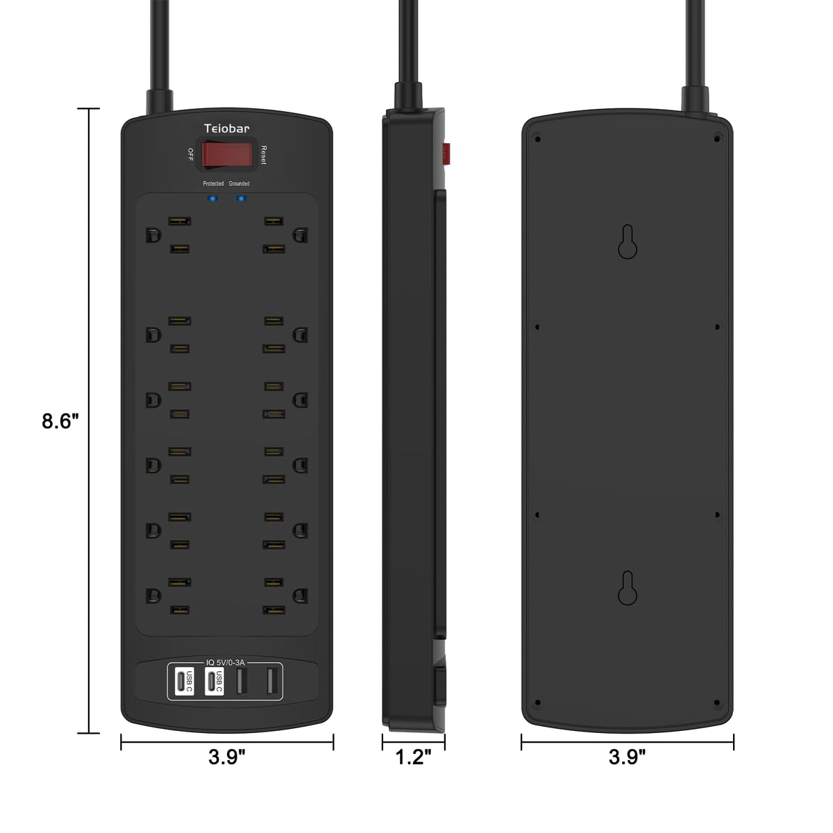 6 Ft Extension Cord Power Strip real usage | Smaronics