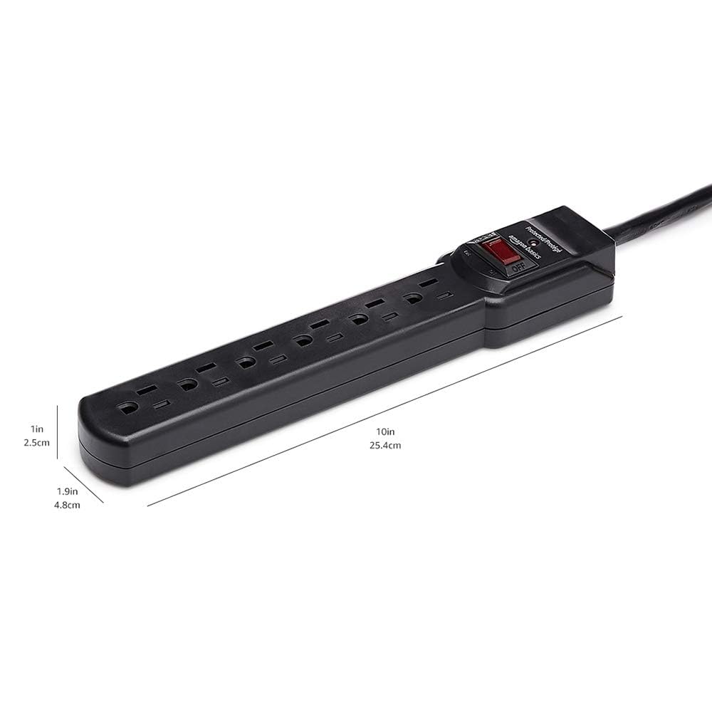 6-Outlet Surge Protector Power Strip clip and build detail | Smaronics