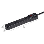 6-Outlet Surge Protector Power Strip clip and build detail | Smaronics