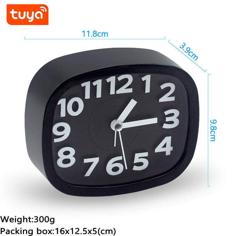 Mini Table Clock Camera –  Two-Way Audio
