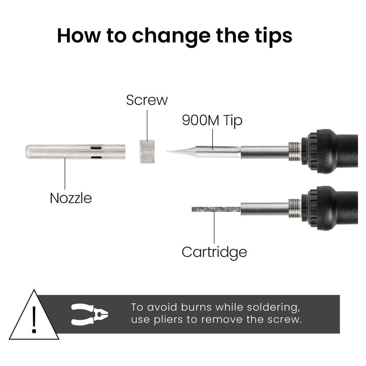 60W Adjustable Temperature Soldering Iron Kit image 7