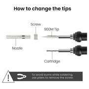 60W Adjustable Temperature Soldering Iron Kit image 7
